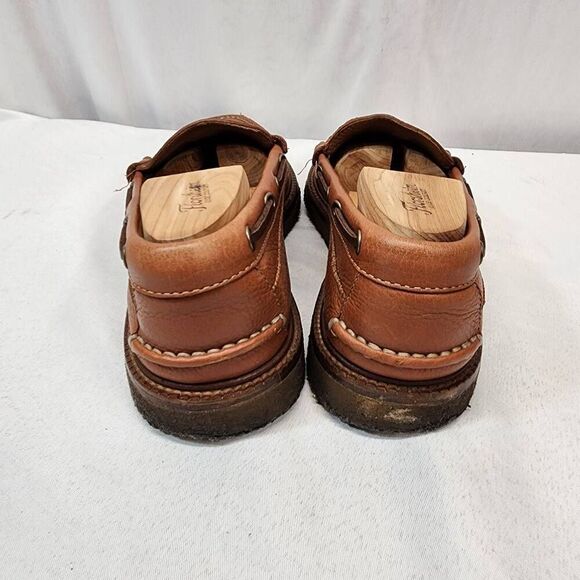 J. Crew Mens 9.5 Camden Crepe-Sole Slip-ons Pebbled Leather Loafers - Picture 4 of 9